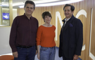 Raúl Espert, Diana Abad y José Miguel Linez